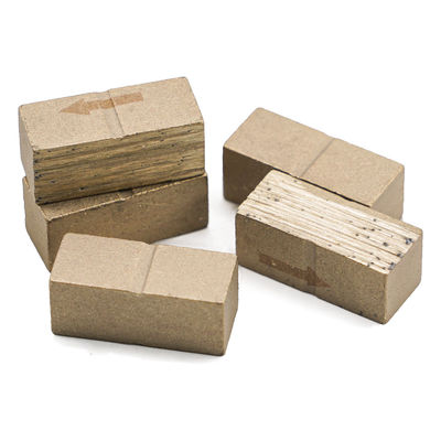 Segmento de diamante brasado de alta frequência 24x10x10 mm para corte de mármore na fabricação