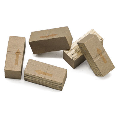 Segmento de diamante brasado de alta frequência 24x10x10 mm para corte de mármore na fabricação