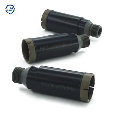 Certificado TUV GS Bits de perfuração de núcleo de diamante sinterizados a vácuo, soldados a eletrodo