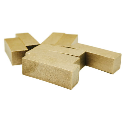Cortar rápido e durável 30*10*10 segmentos de diamante de sanduíche para corte de travertino bege