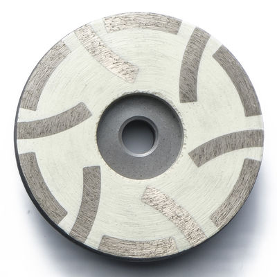 6 polegadas roda de moagem de diamante ferramentas de moagem de pedra roda de taça radial com 6 segmentos