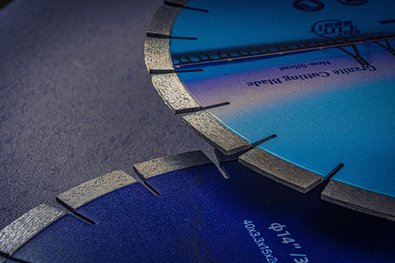 5/8in Arbor tamanho D350MM Diamond Cutting Saw Blade com revestimento Ti- revestido