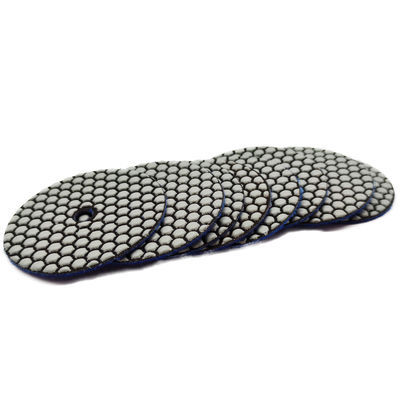 Suporte OEM 125mm Resina Bond Diamante Pad Polirão Seco Flexível para Granito Mármore