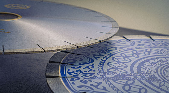 ARC Forma Diamant Metal Powder 350mm Lâmina para Lazer Bridge Granite Tile Cutting Disc