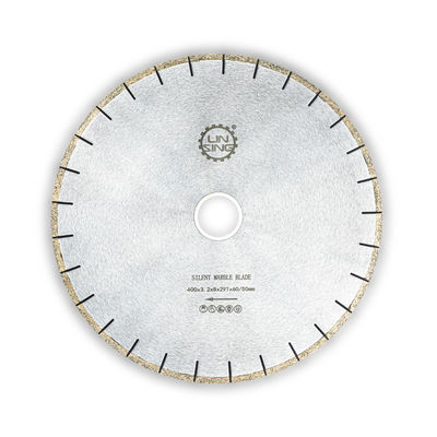 Disco de mármore de diamante brasado de alta frequência 400 mm para corte de pedra sinterizada de longa duração