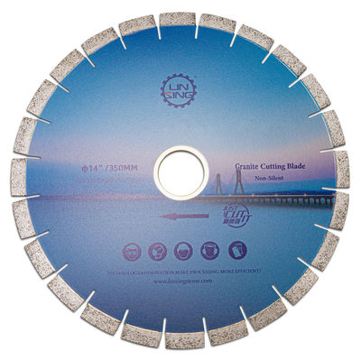 Disco de corte de diamante de 350 mm para diferentes durezas de granito, aço inoxidável e diamante
