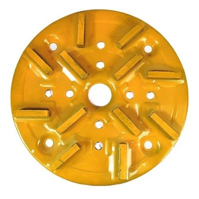 Disco de moagem de diamantes de ligação de metal de suporte personalizado para polir granito de forma redonda