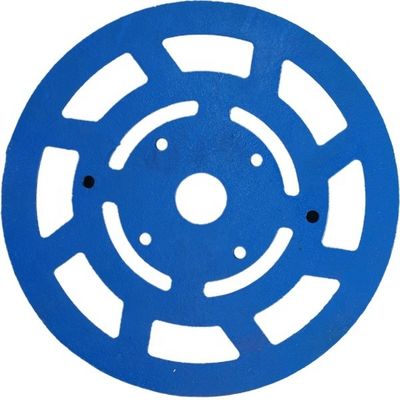 Disco de moagem de diamantes de ligação de metal de suporte personalizado para polir granito de forma redonda