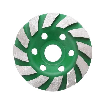 Piso de granito de moagem fina Turbo-segmentado de roda de taça com resina preenchida roda de diamante