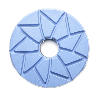 80/100/120/150/180/200/230 mm Pads de polimento de resina de bloqueio de caracol para polimento de bordas de pedra