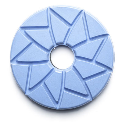 80/100/120/150/180/200/230 mm Pads de polimento de resina de bloqueio de caracol para polimento de bordas de pedra