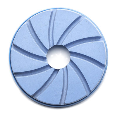 80/100/120/150/180/200/230 mm Pads de polimento de resina de bloqueio de caracol para polimento de bordas de pedra