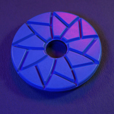 80/100/120/150/180/200/230 mm Pads de polimento de resina de bloqueio de caracol para polimento de bordas de pedra