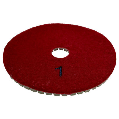 Almofadas de lustro flexíveis da etapa da ligação 4 da resina da Uma-categoria 4inch para o ODM personalizado seco do apoio