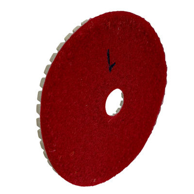 Almofadas de lustro flexíveis da etapa da ligação 4 da resina da Uma-categoria 4inch para o ODM personalizado seco do apoio