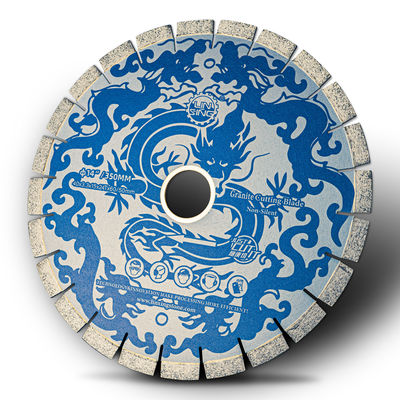 D350mm Diamond Turbo Cutting Stone Granite Disc Saw Blade para corte de borda de mármore