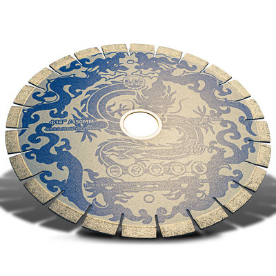 D350mm Diamond Turbo Cutting Stone Granite Disc Saw Blade para corte de borda de mármore