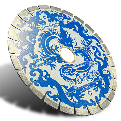 D350mm Diamond Turbo Cutting Stone Granite Disc Saw Blade para corte de borda de mármore