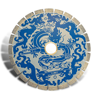 D350mm Diamond Turbo Cutting Stone Granite Disc Saw Blade para corte de borda de mármore