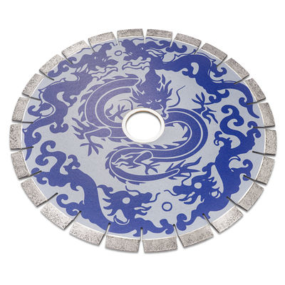 24 Dentes por polegada D350mm Diamond Saw Blade para corte profissional de concreto de pedra