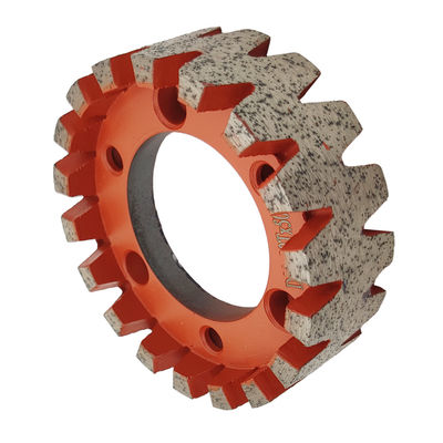 Roda de fresagem europeia de cnc segmentada para estofamento contínuo de pedras de diamante