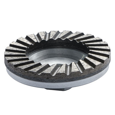 Roda de taça de diamante em forma de copo para moedor de ângulo, moedor de pedra, mármore, granito e concreto