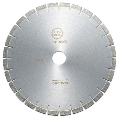 Disco de lâmina de serra de corte de diamante de 400 mm para pedra artificial 29 dentes e garantida