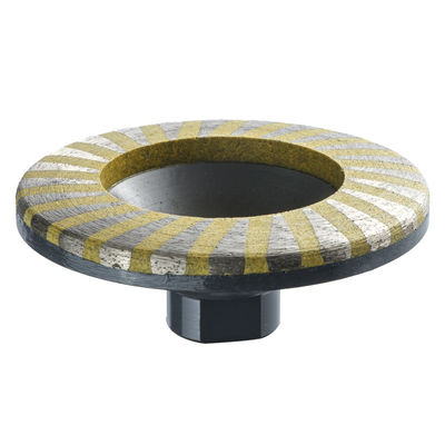 Suporte personalizado ODM 6 polegadas roda de moagem de taça de diamante para polimento de pedra natural