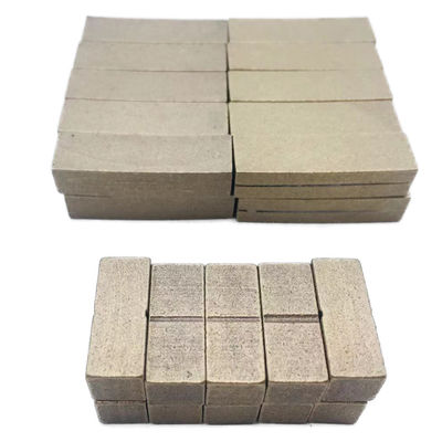 24*9.2*10mm Segmentos de diamante brasados de alta frequência para corte de mármore