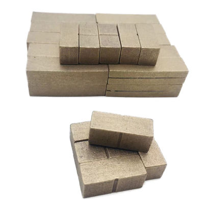 24*9.2*10mm Segmentos de diamante brasados de alta frequência para corte de mármore