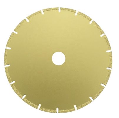 125 mm Diamante Slotted Blade Disc Vacuum Brazed Cutter para Moagem de borda de laje de pedra de mármore