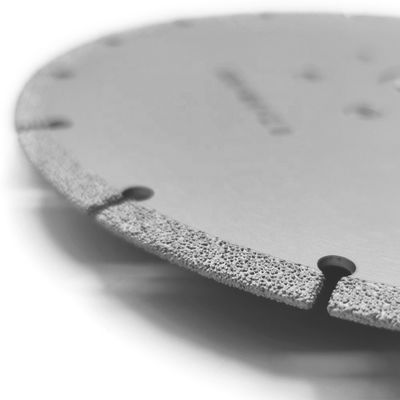 125 mm Diamante Slotted Blade Disc Vacuum Brazed Cutter para Moagem de borda de laje de pedra de mármore