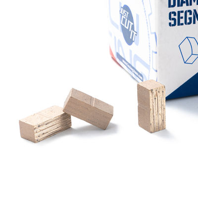 Segmentos de lâmina de diamante afiada de corte de mármore plano, de alta frequência, brasada