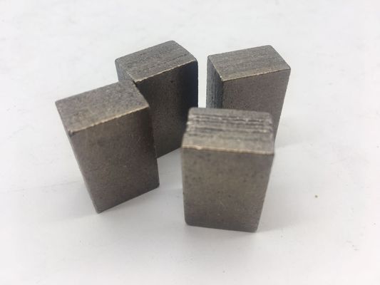 Segmento profissional de diamante, ponta de cortador de arenito, camada de forma plana, segmento 24*9*15mm