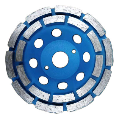 Rodas de perfis de diamantes para sinterização Rodas de copos de segmento duplo de diamantes para moagem de pedra