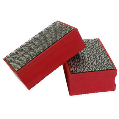 Esponja Eletroplatação Diamante Polidor à Mão Blocos de Areia Pads Para Marmo Granito Telhas Cerâmicas