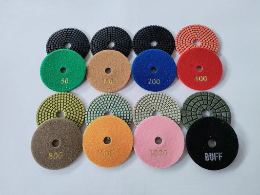 Resina Bond D150MM D180MM Dry Wet Diamond Polishing Pads Grit buff