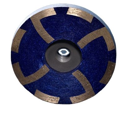 40/50 Grit 4 polegadas Roda de taça de moagem de diamantes com agente de ligação de metal