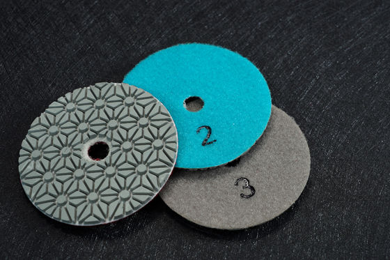 Pads de polir D150MM D180MM D230MM Disco de polimento de diamante seco e molhado com alta durabilidade